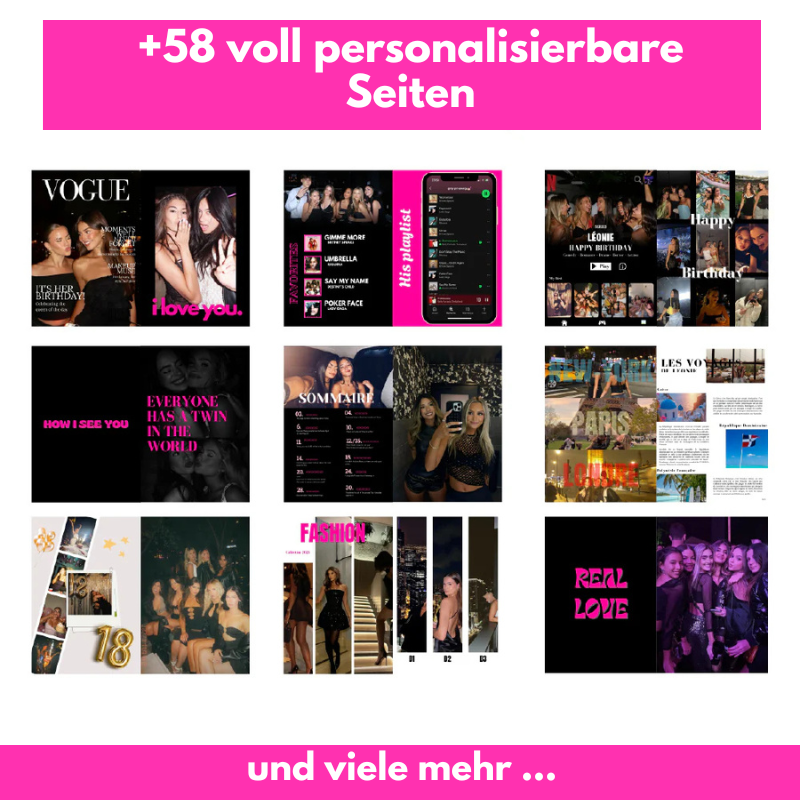 Birthday Magazin Vorlage 🎁