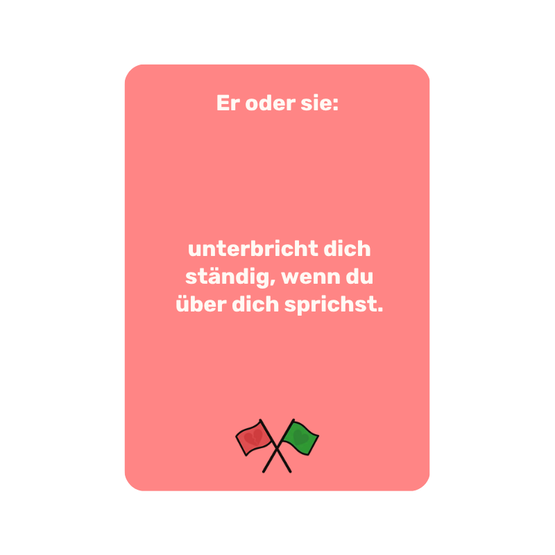 Green or Red Flag - x100 Karten Pärchen Edition (Digital)